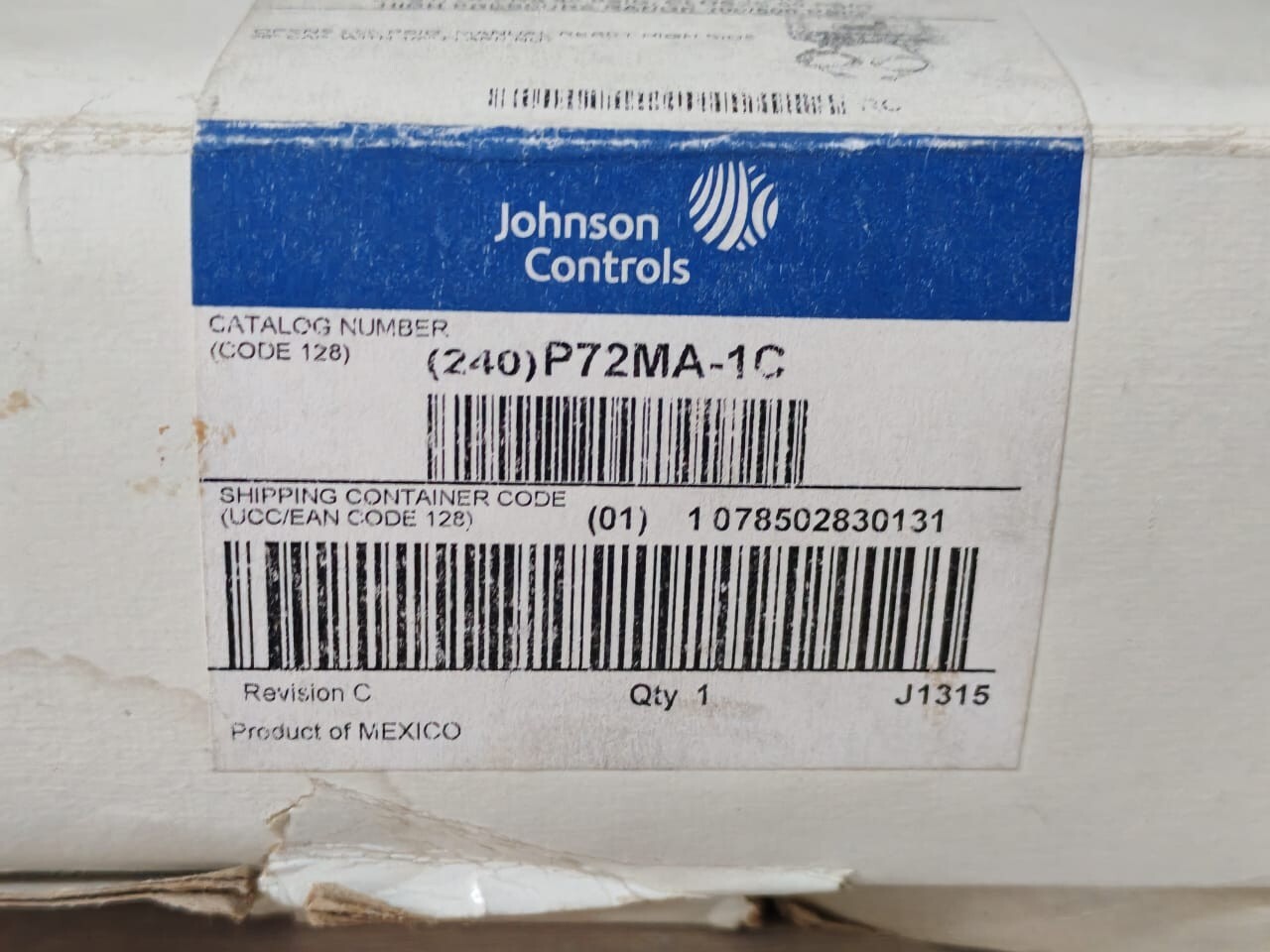 Johnson Controls P72MA-1C Johnson Controls P72MA-1C Dual Pressure Control 3
