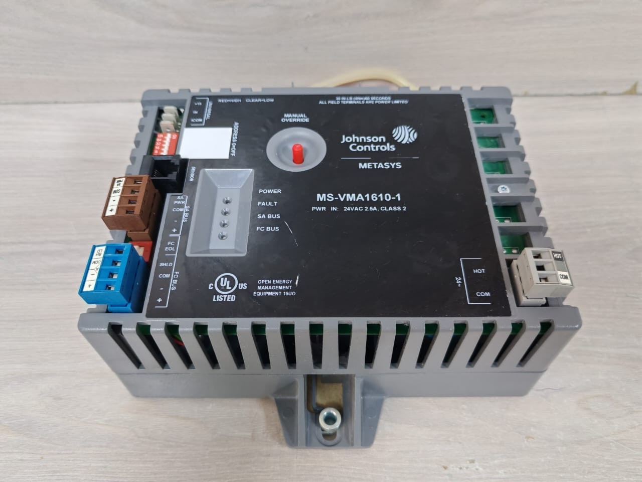 Johnson Controls MS-VMA1610-1 JOHNSON CONTROLS METASYS MS-VMA1610-1 VARIABLE AIR VOLUME CONTROLLERS 4