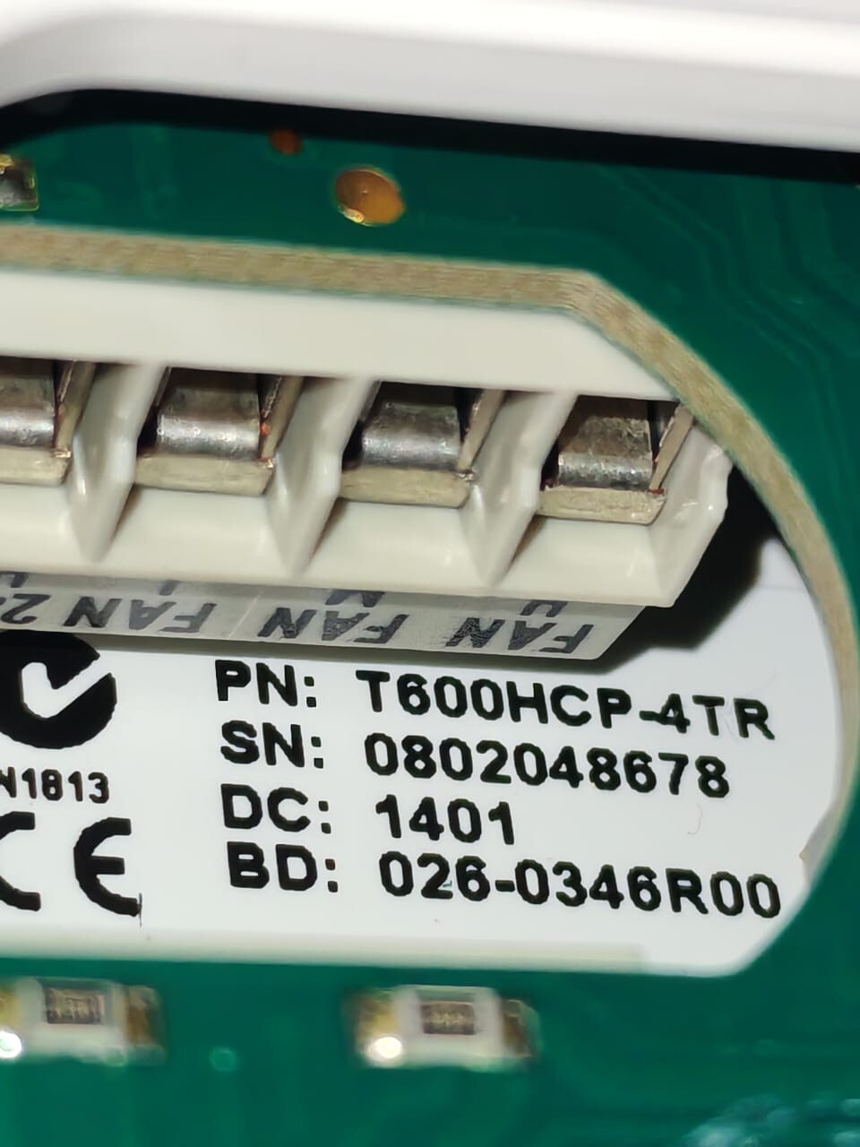 Johnson Controls T600HCP-4TR JOHNSON CONTROLS T600HCP-4TR THERMOSTAT CONTROLLERS 6