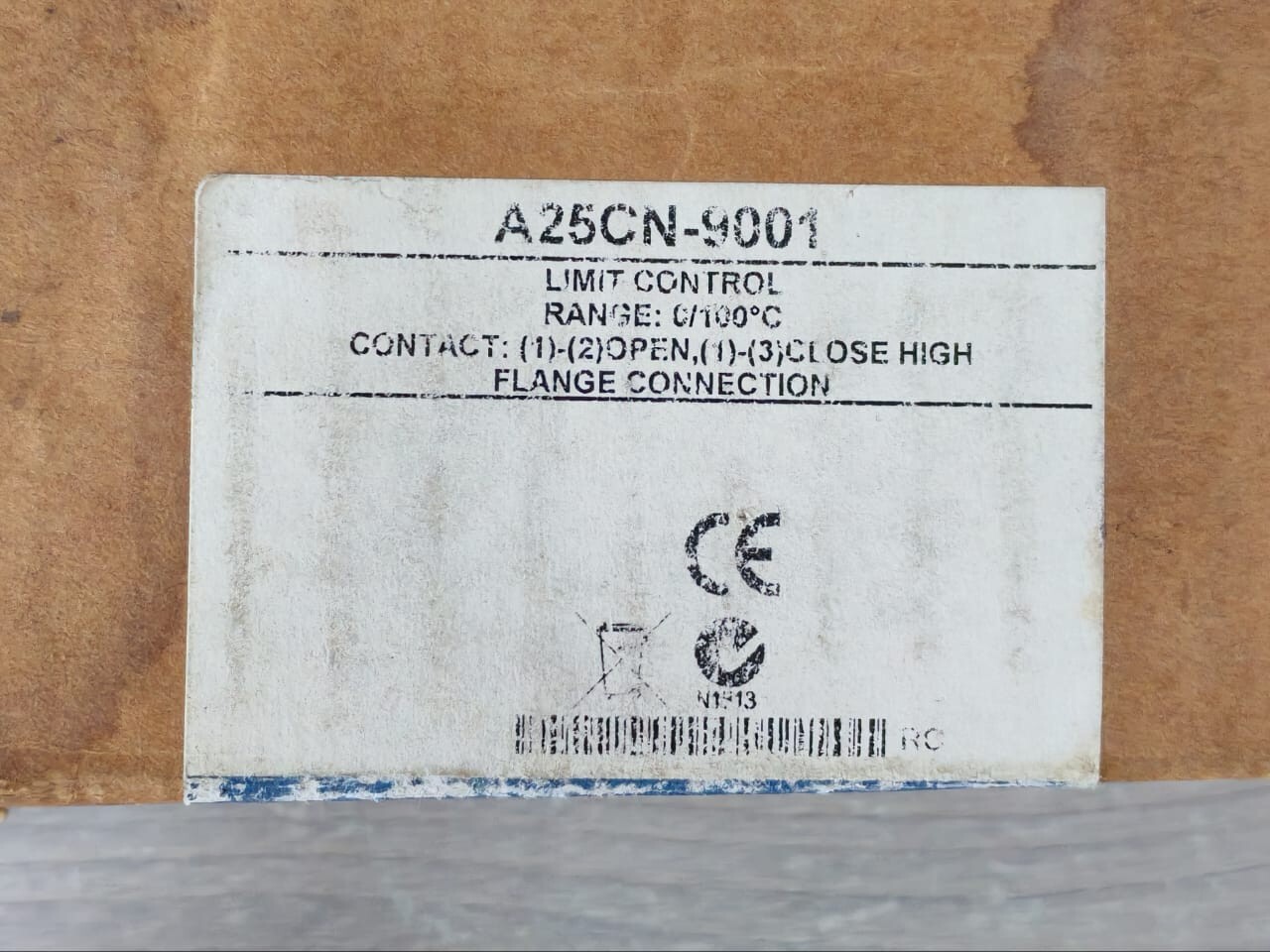 Johnson Controls A25CN-9001 Johnson Controls A25CN-9001 Temperature Control 0-100 ℃ 2
