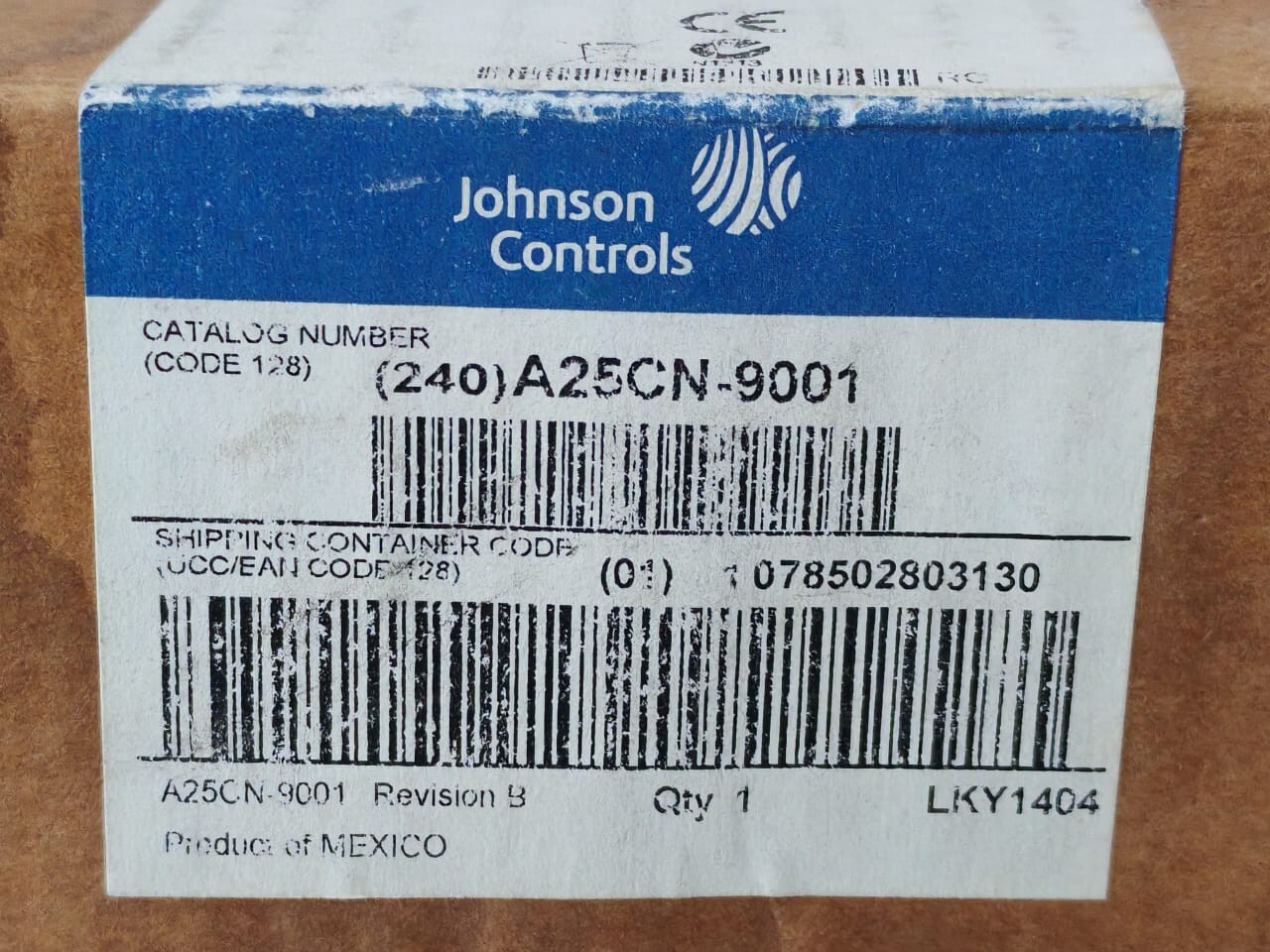 Johnson Controls A25CN-9001 Johnson Controls A25CN-9001 Temperature Control 0-100 ℃ 3