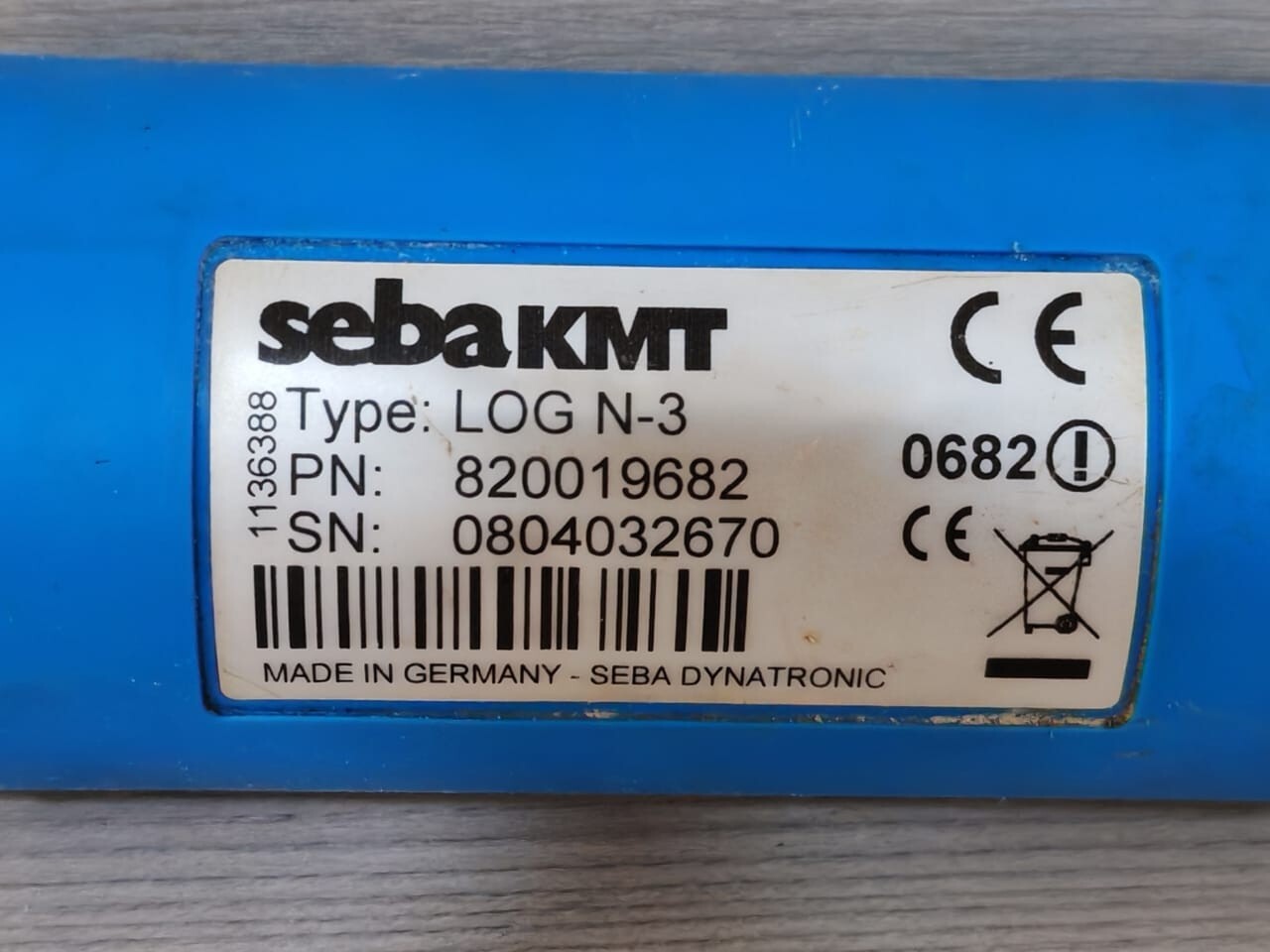 SEBA DYNATRONIC LOG N-3 SEBA DYNATRONIC SEBAKMT LOG N-3 ACOUSTIC PRESSURE FLOW - WITH RUSTY PART 2