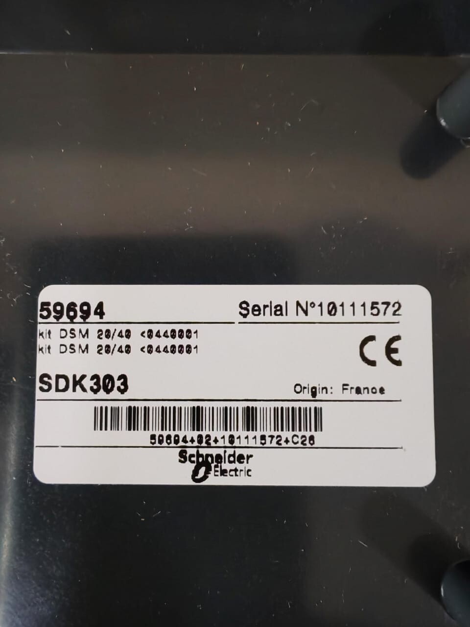 Schneider Electric 59694 SCHNEIDER ELECTRIC SDK303 59694 DIGITAL PROTECTION RELAY KIT DSM 20/40 0440001 6