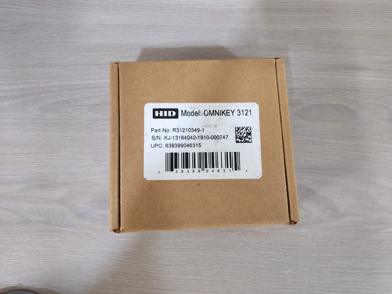 HID R31210349-1 HID OMNIKEY 3121 USB Smart Card Reader P/n: R31210349-1 9