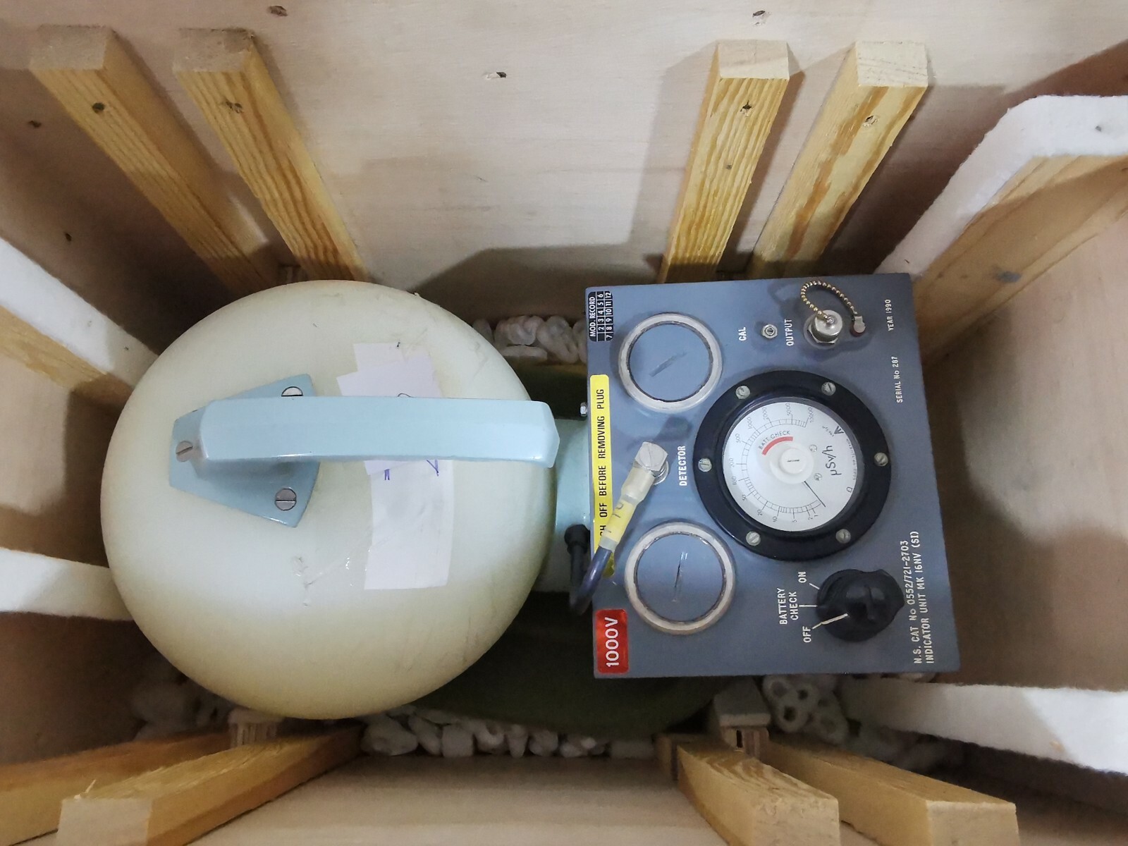 NE TECHNOLOGY 0552/117-5940 NE TECHNOLOGY 0552/117-5940 DETECTOR UNIT MK 27NH 1000V 6