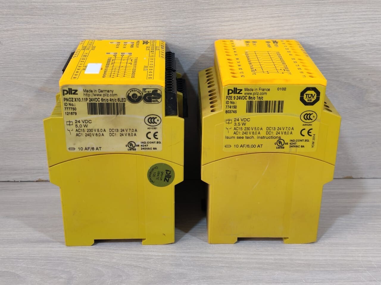 Pilz 777750 & 774150 Pilz PNOZ X10.11P / 777750 and pilz PZE 9 / 774150 Safety Relays 4