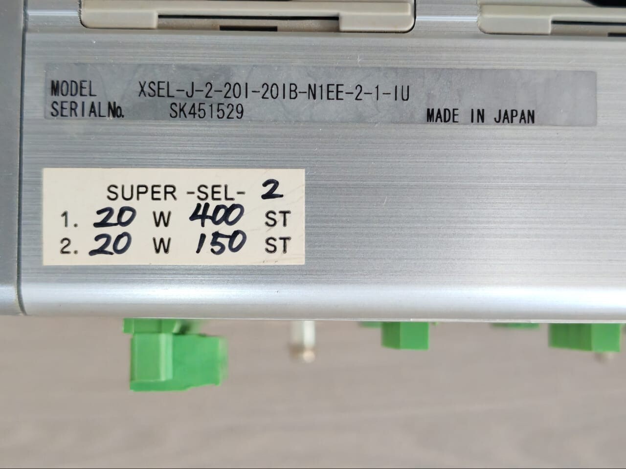 IAI X-SEL-J-2-20I-20IB-N1EE-2-1-IU IAI X-SEL-J-2-20I-20IB-N1EE-2-1-IU CONTROLLER 8