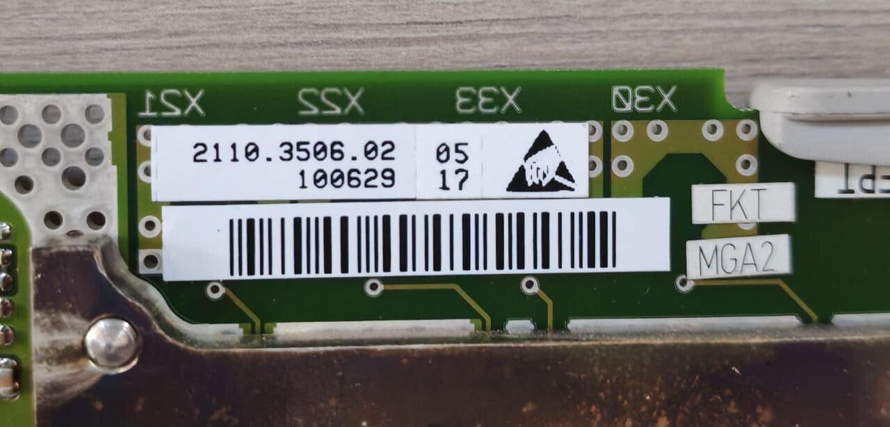 Rohde & Schwarz 2110.3506.02 MGA2 / 2110.3506 ROHDE & SCHWARZ 2110.3506.02 MGA2 / 2110.3506 INTERFACE BOARD 2