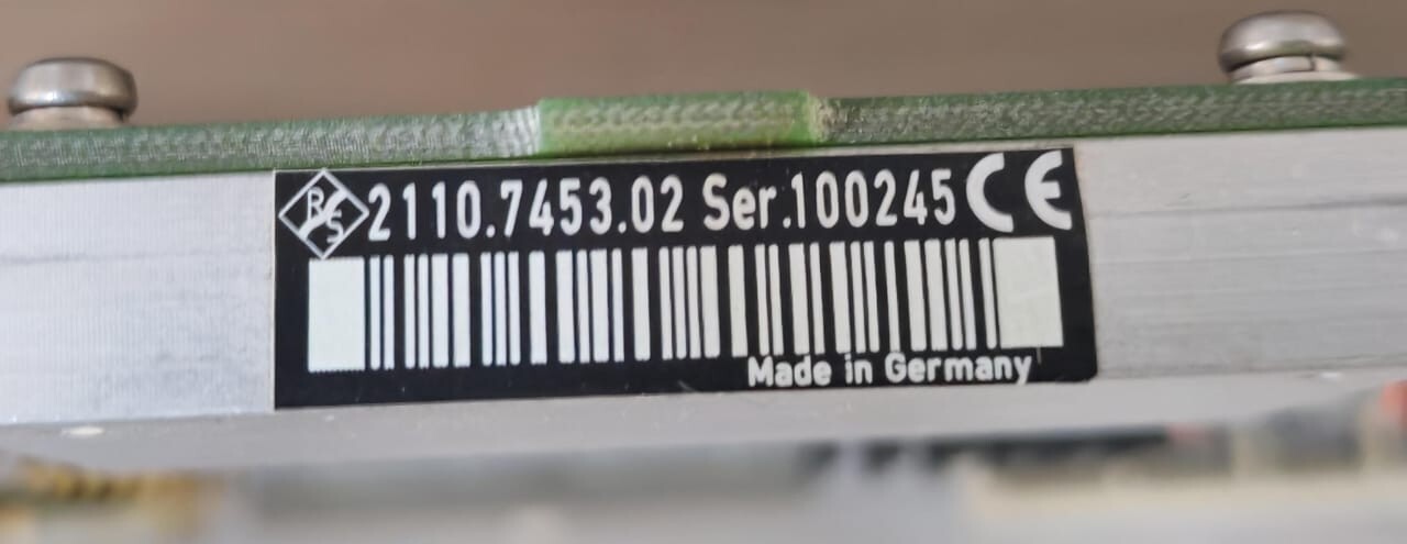 Rohde & Schwarz 2110.3506.02 MGA2 / 2110.3506 ROHDE & SCHWARZ 2110.3506.02 MGA2 / 2110.3506 INTERFACE BOARD 3