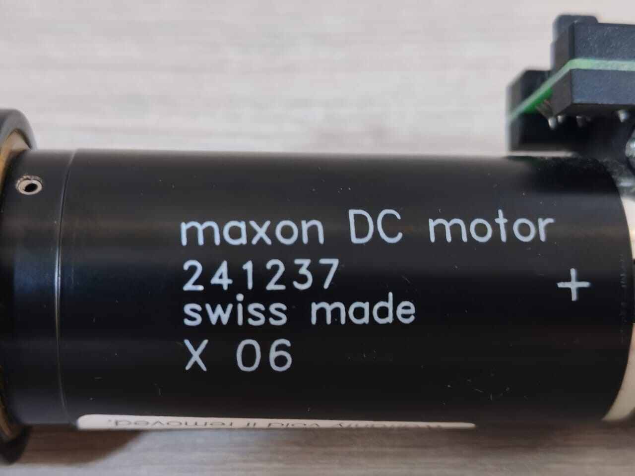 MAXON 241237 SWISS MADE X 06 MAXON MOTOR 241237 DC MOTOR SWISS MADE X 06 3