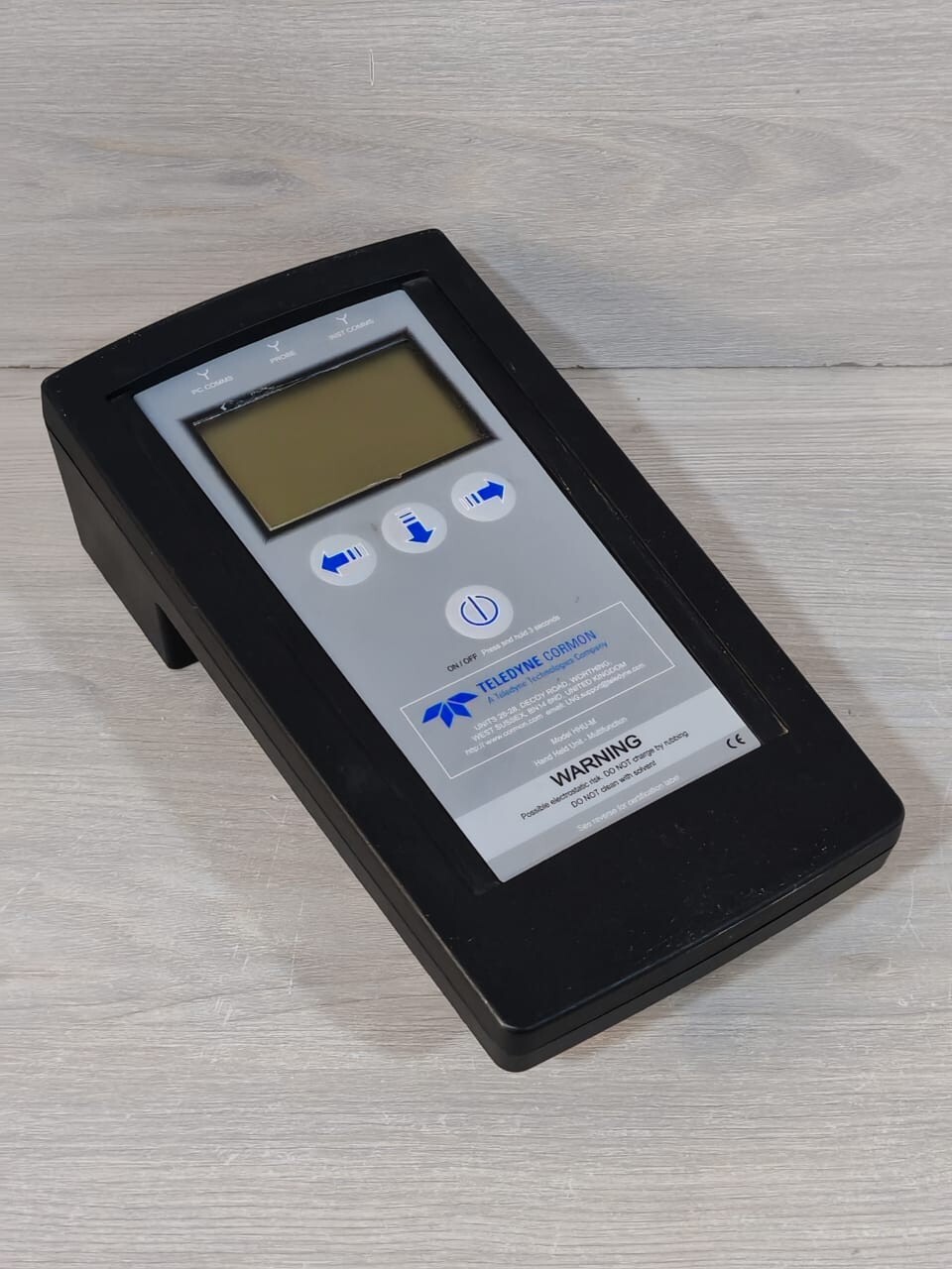 TELEDYNE CORMON CORMON HHU-M V2.00.05 TELEDYNE CORMON HHU-M V2.00.05 HANDHELD UNIT MULTI FUNCTION 7