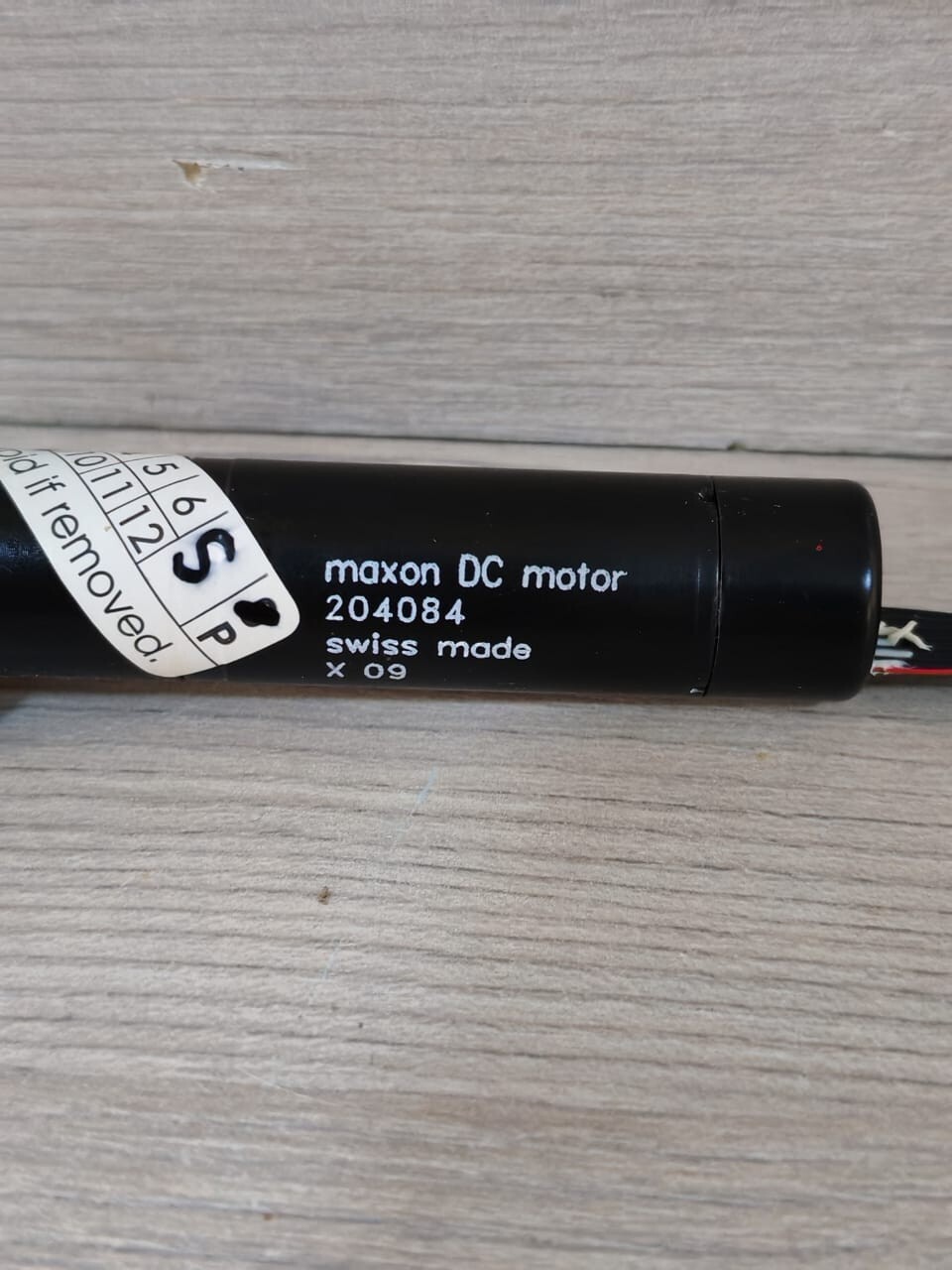 Maxon MOTOR-204084 MAXON DC MOTOR 204084 SWISS MADE X09 3