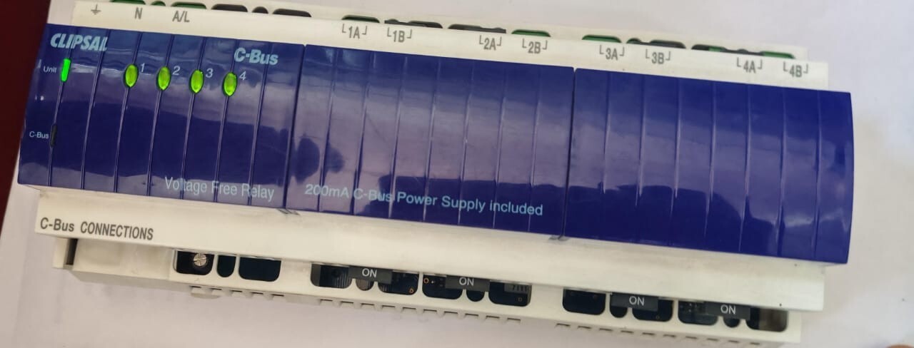 Clipsal L5504RVF20 CLIPSAL C-BUS2 L5504RVF20 4-CHANNEL VOLTAGE FREE RELAY 220-240V (MFG-2016) 3