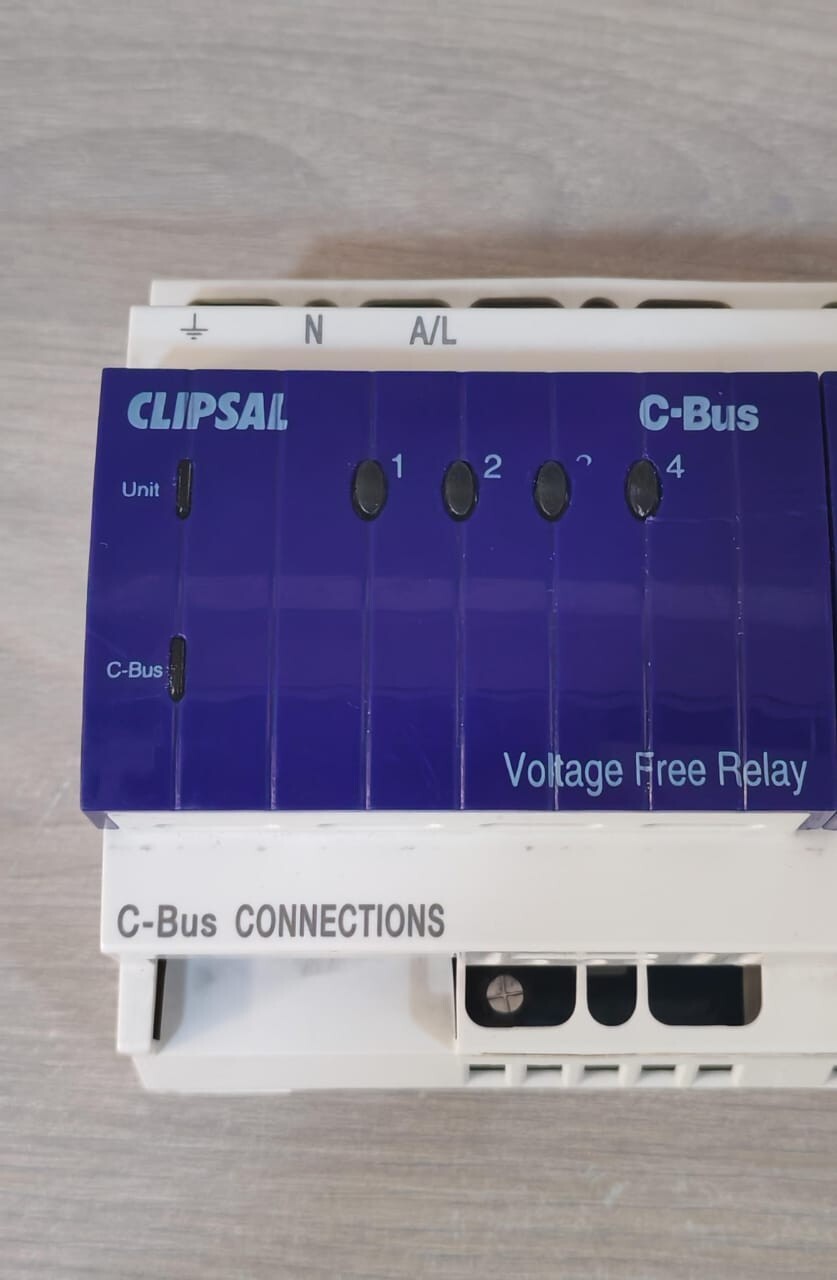 Clipsal L5504RVF20 CLIPSAL C-BUS2 L5504RVF20 4-CHANNEL VOLTAGE FREE RELAY 220-240V (MFG-2016) 6