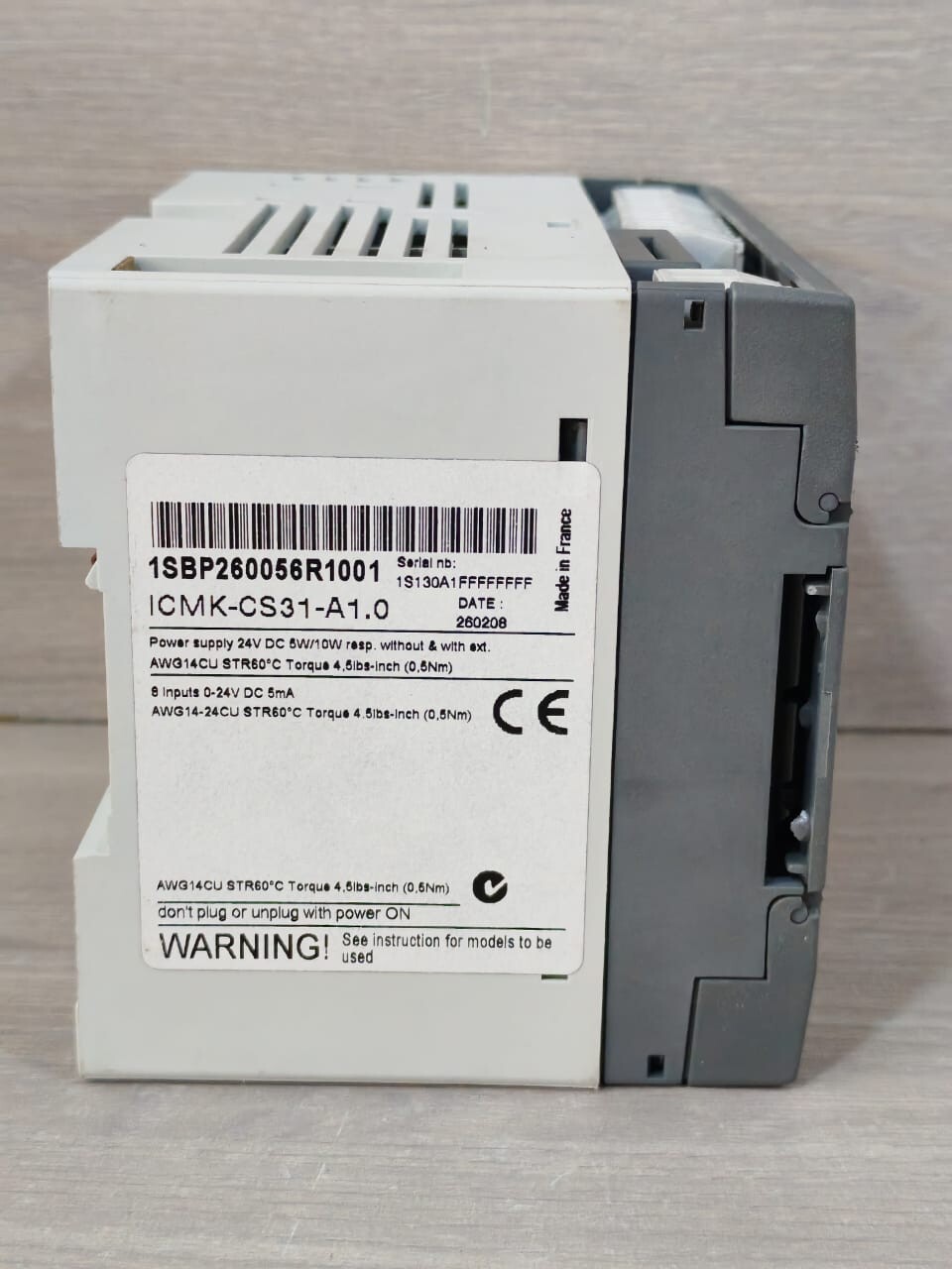 ABB 1SBP260056R1001 ABB ICMK-CS31-A1.0 1SBP260056R1001 ADVANT CONTROLLER 31 REMOTE UNIT 6