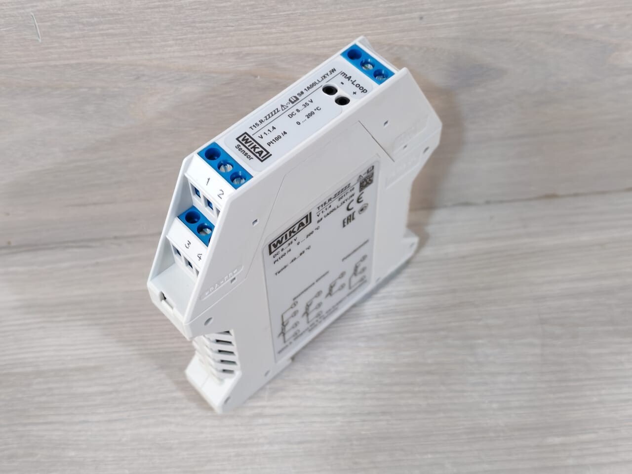 WIKA T15.R-ZZZZZ WIKA T15.R-ZZZZZ V1.1.4 PT100/4 DIGITAL TEMPERATURE TRANSMITTER 2