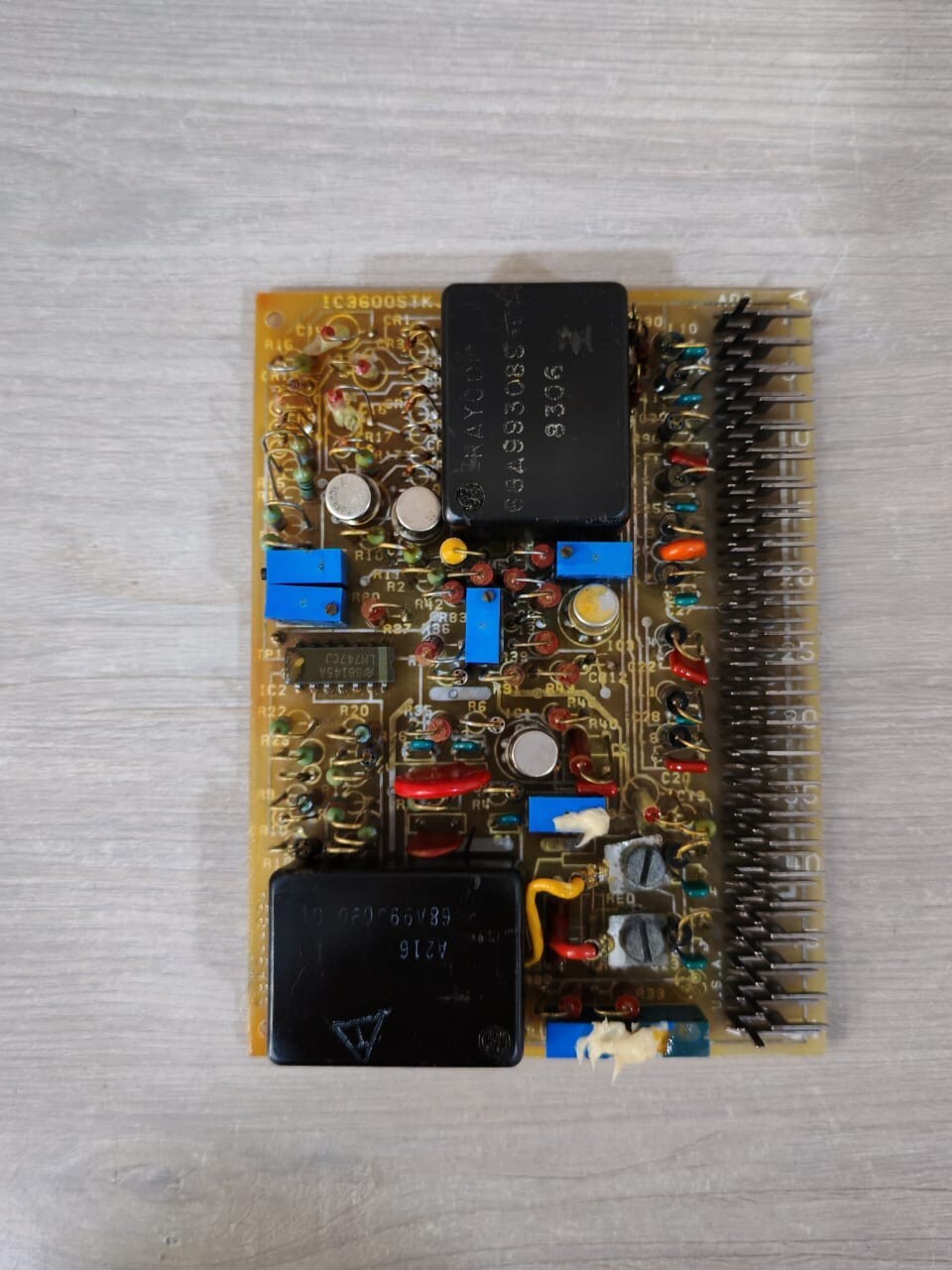 GE IC3600STKJ1C GE IC3600STKJ1C 006/03 Thermocouple Amplifier Card 4
