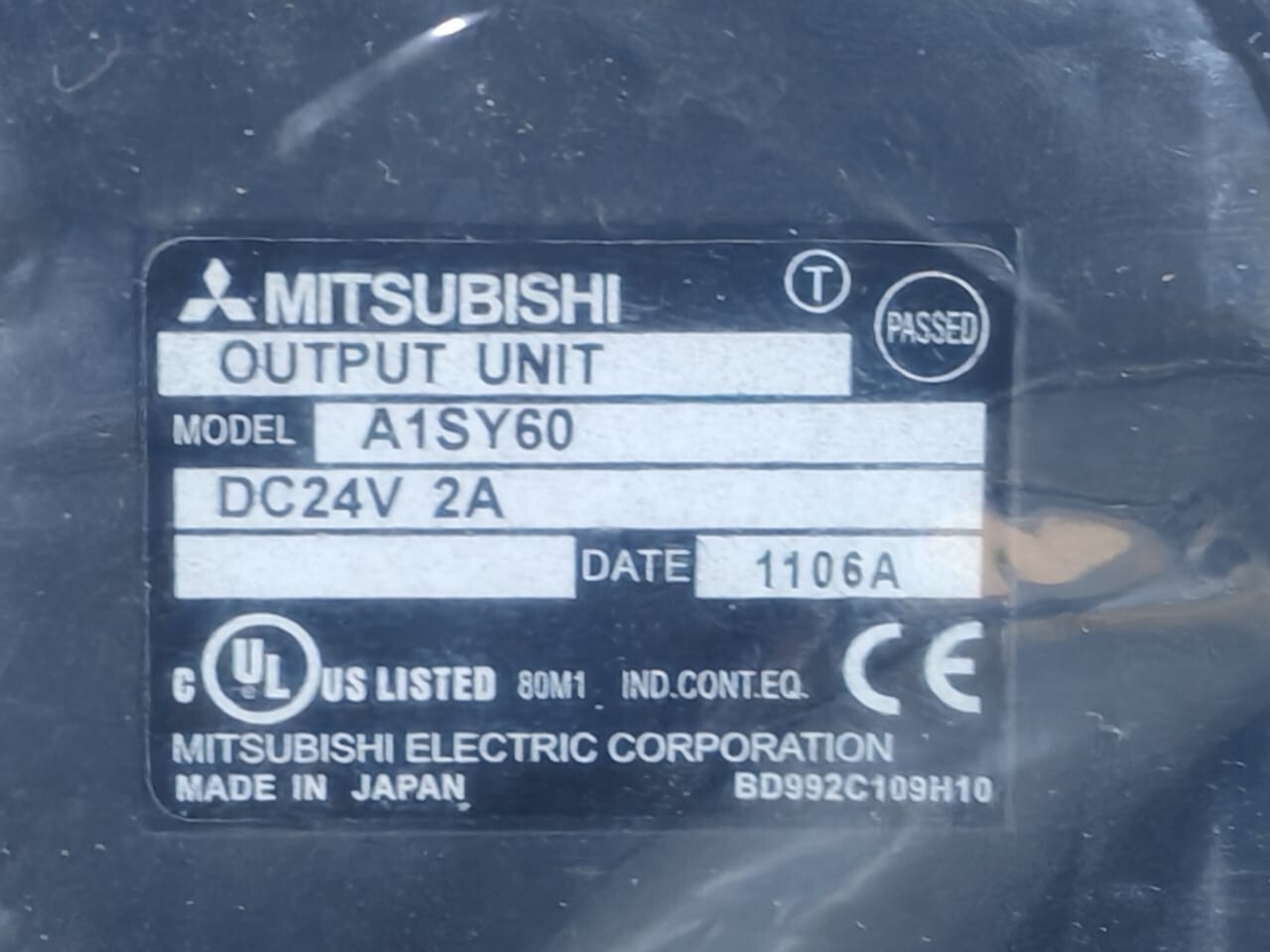 Mitsubishi Electric A1SY60 MITSUBISHI A1SY60 OUTPUT MODULE 2