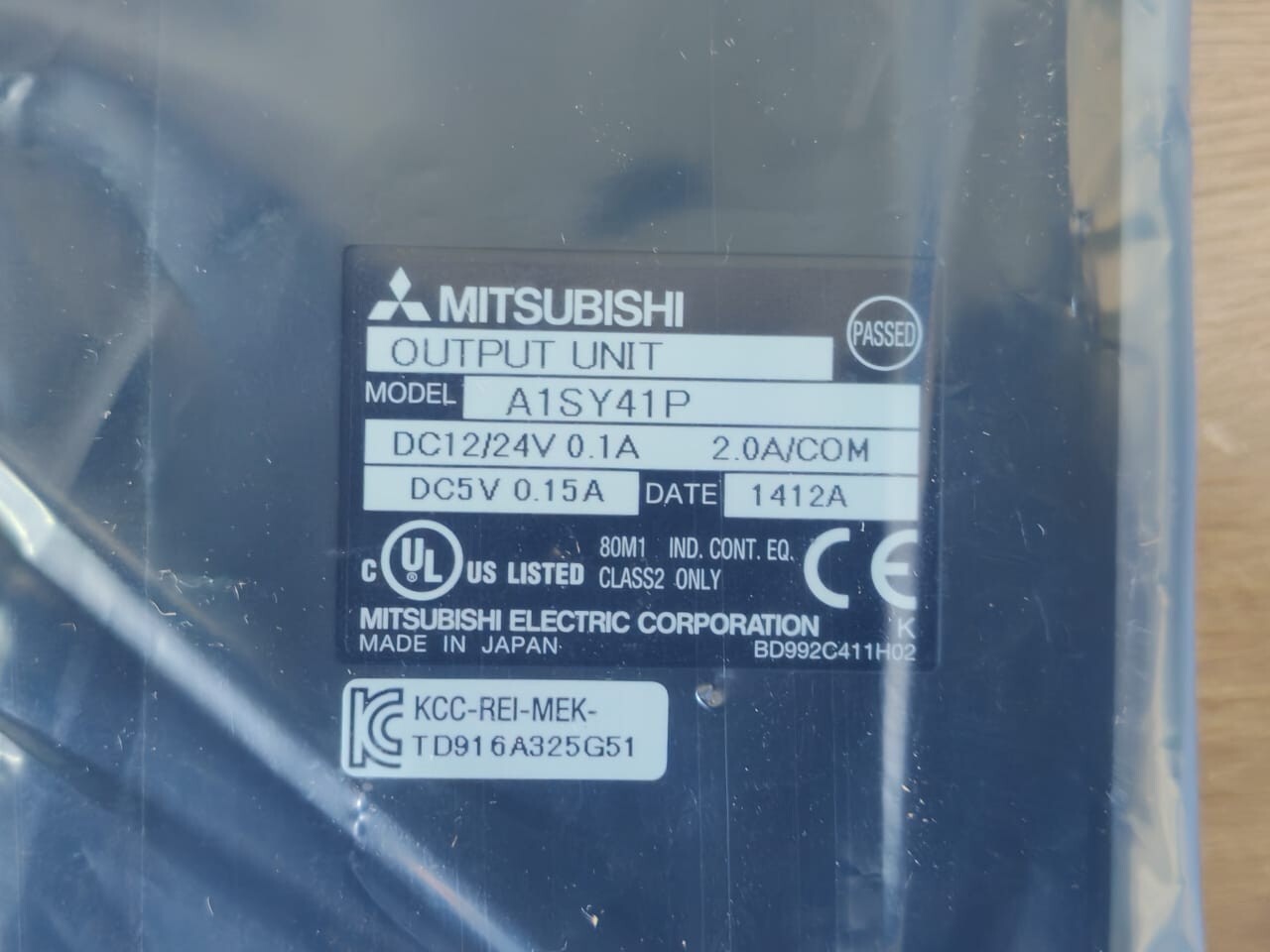Mitsubishi Electric A1SY41P MITSUBISHI A1SY41P OUTPUT UNIT & A1SX41 INPUT UNIT 3