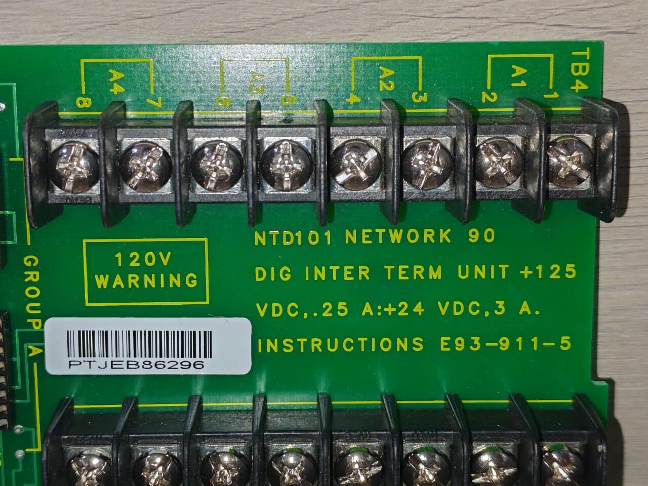 ABB NTDI01 ABB NTDI01 INFI90 P/N 6632113A1 DIGITAL INTERFACE TERMINAL UNIT 3