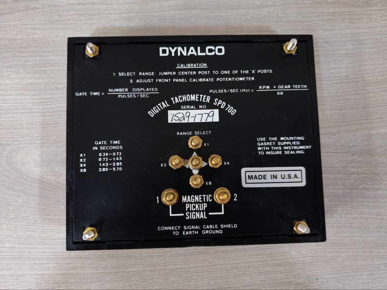 Dynalco SPD-700 Dynalco RPM SPD-700 Digital Tachometer 3