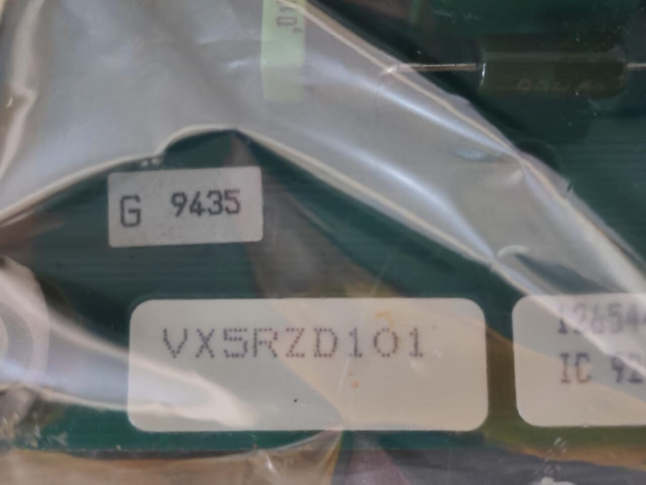 Telemecanique VX5RZD101 TELEMECANIQUE VX5RZD101 PROTECTIVE CARD PRIMERS 3