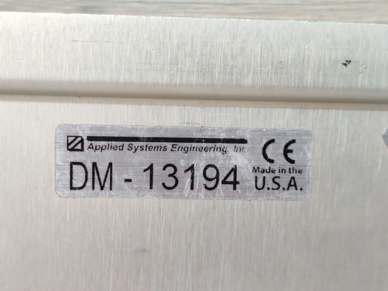 Applied Systems Engineering DM-13194 AD341-5024 REV B APPLIED SYSTEMS ENGINEERING DM-13194 AD341-5024 REV B 10
