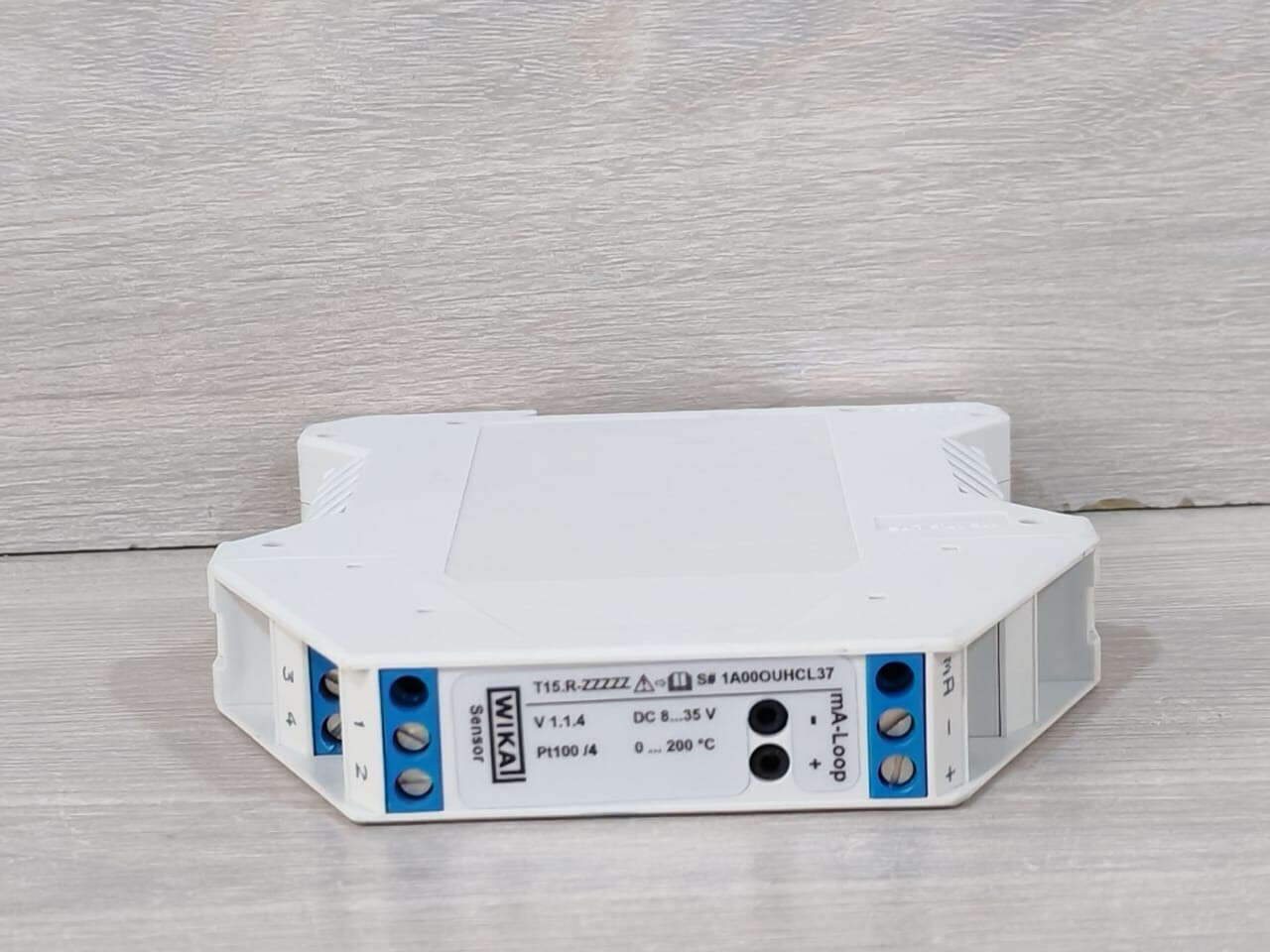 WIKA T15.R-ZZZZZ WIKA T15.R-ZZZZZ V1.1.4 PT100/4 DIGITAL TEMPERATURE TRANSMITTER 5