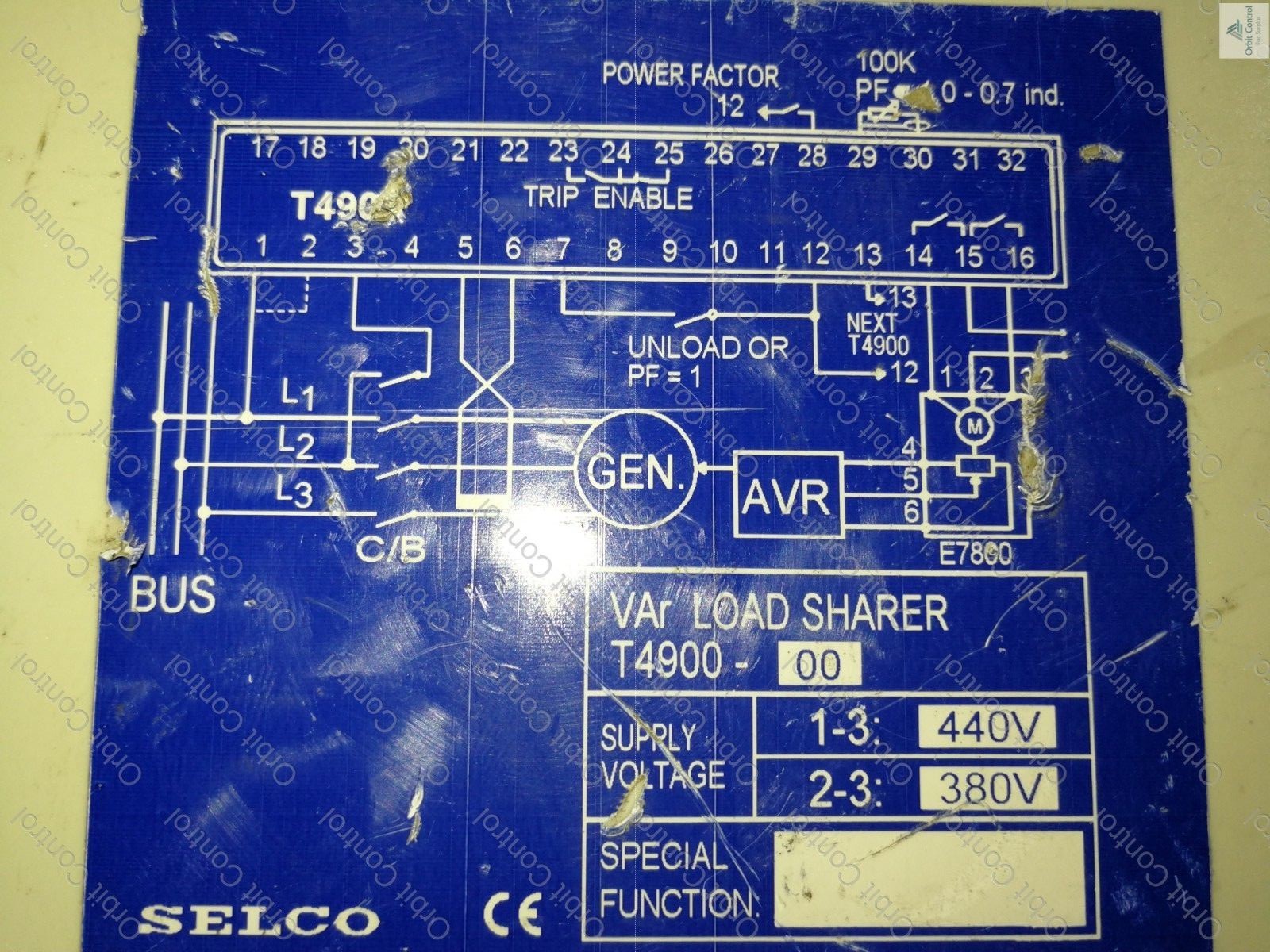 SELCO T4900-00 Selco VAr Load Sharer T4900-00 2