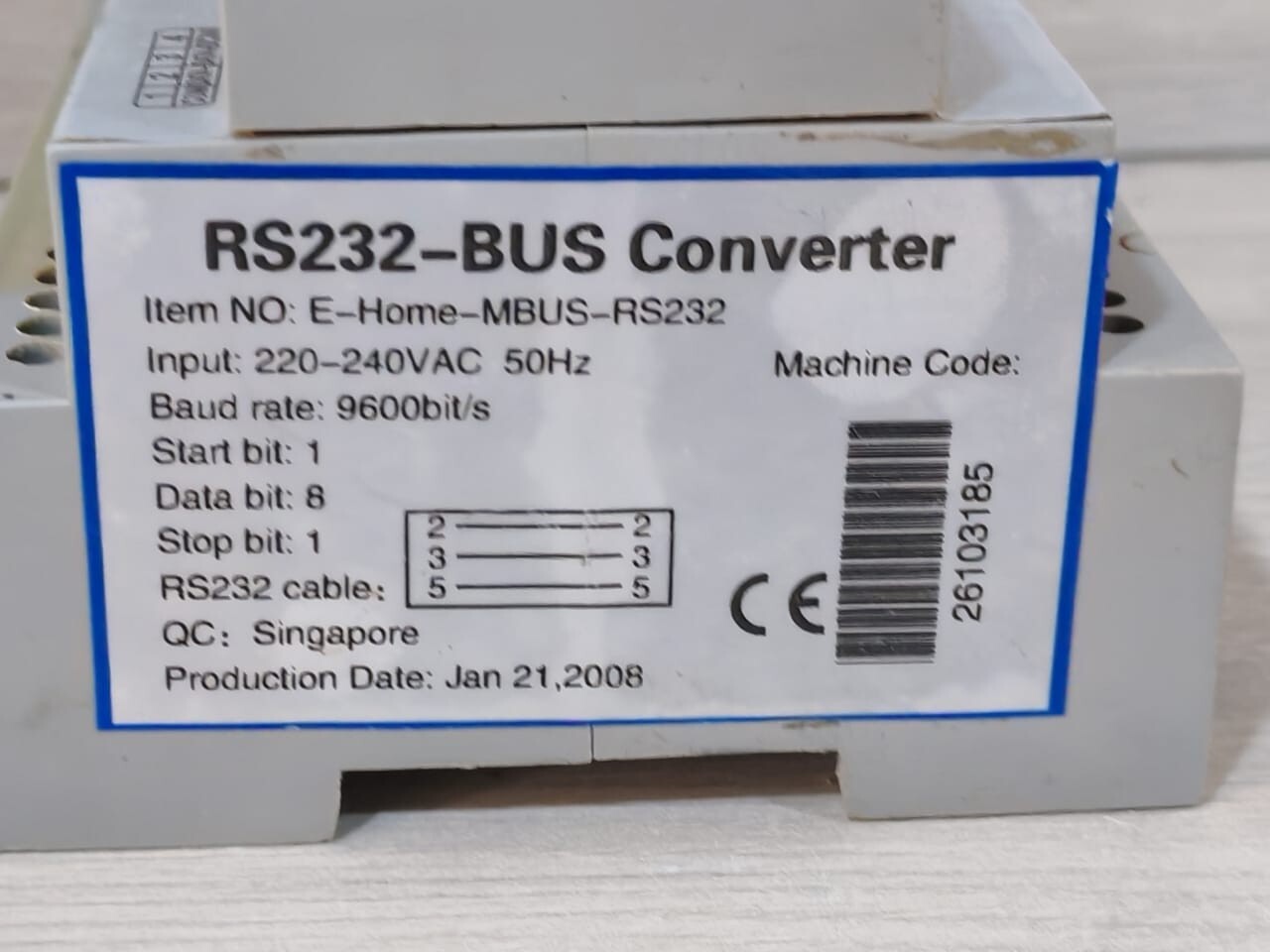 E-HOME RS232 E-HOME-MBUS-RS232 BUS CONVERTER 4