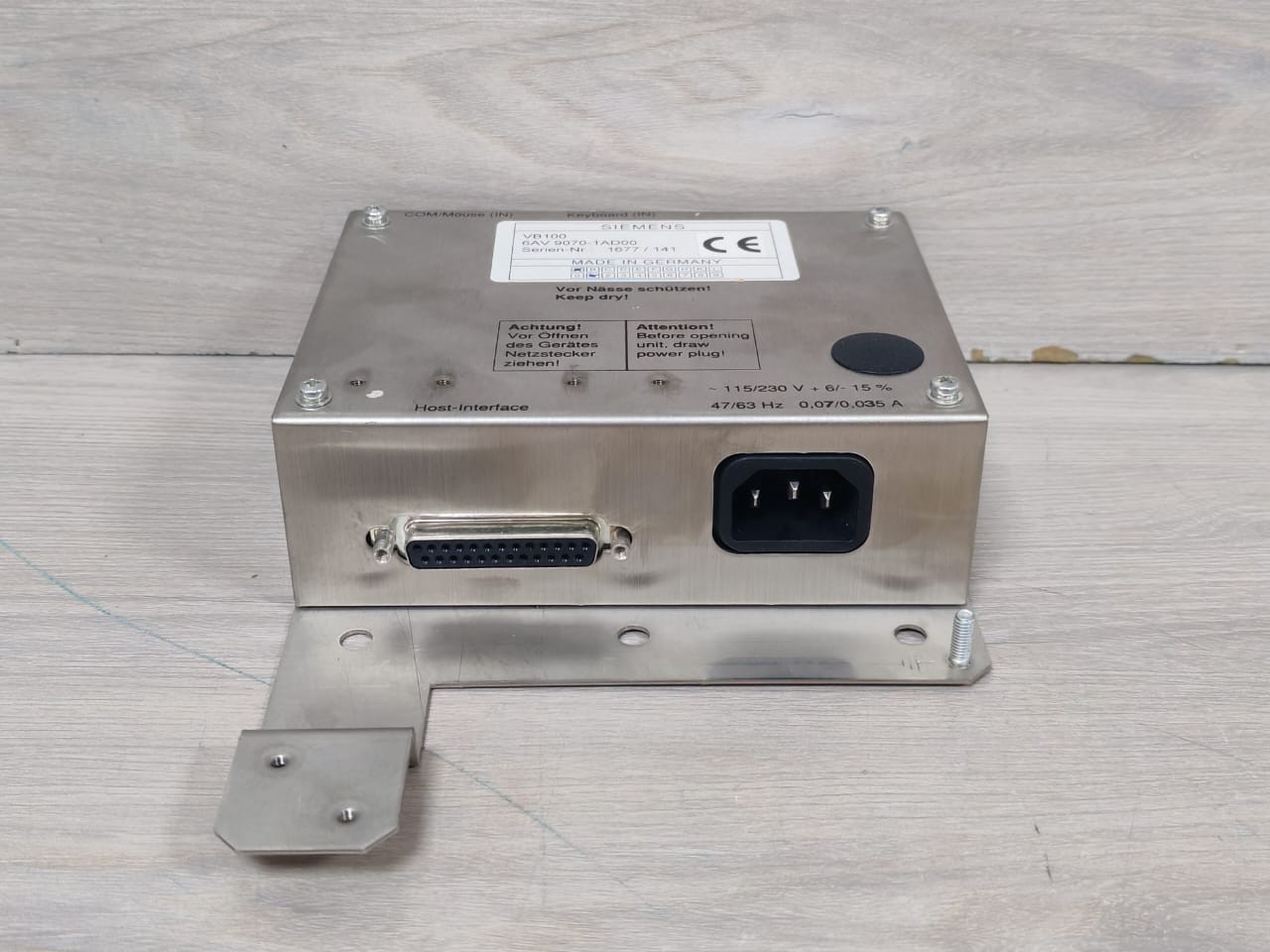 Siemens VB100/6AV Siemens VB100/6AV 9070-1AD00 Operator Com. Channel Extension 6