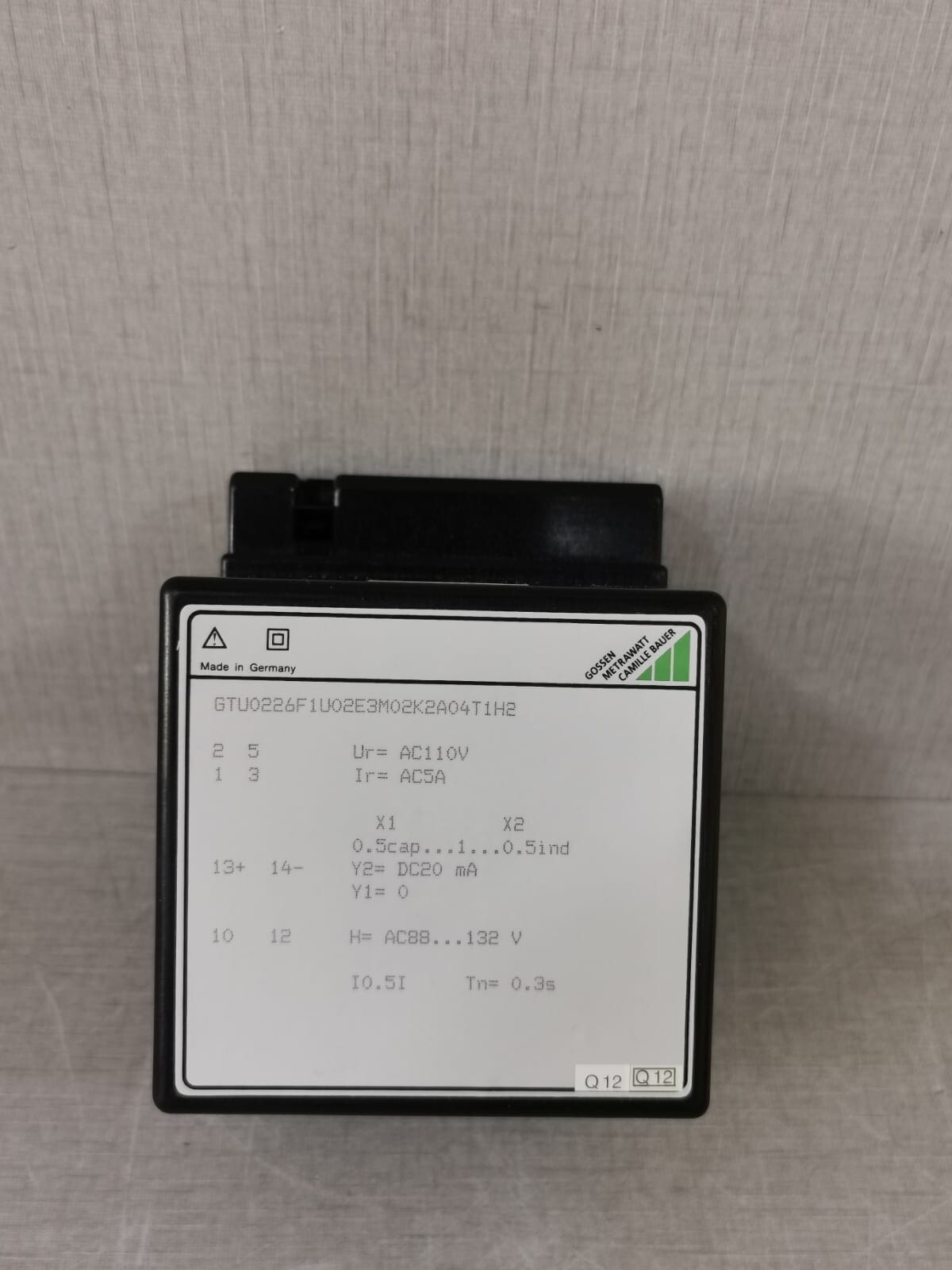 ABB GTU0226F1U02E3M02K2A04T1H2 ABB GTU0226F1U02E3M02K2A04T1H2 ASEA BROWN BOVERI 2