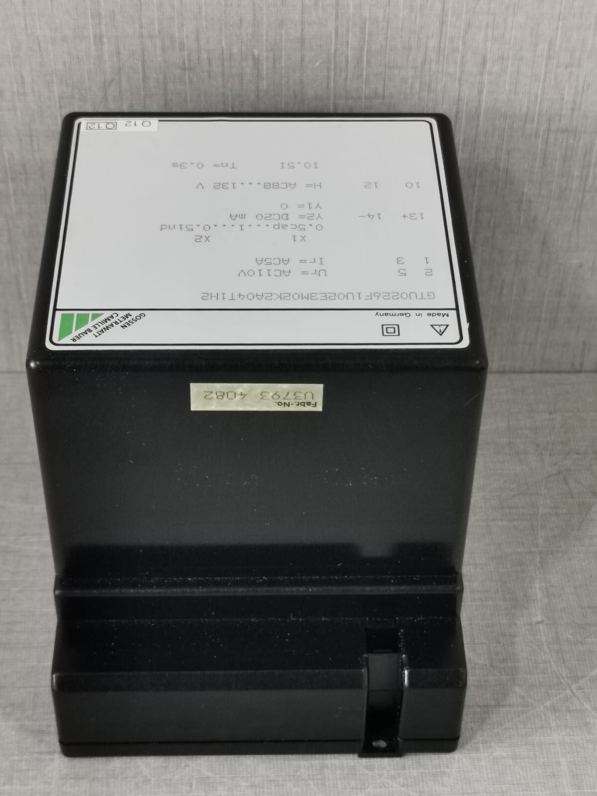 ABB GTU0226F1U02E3M02K2A04T1H2 ABB GTU0226F1U02E3M02K2A04T1H2 ASEA BROWN BOVERI 5
