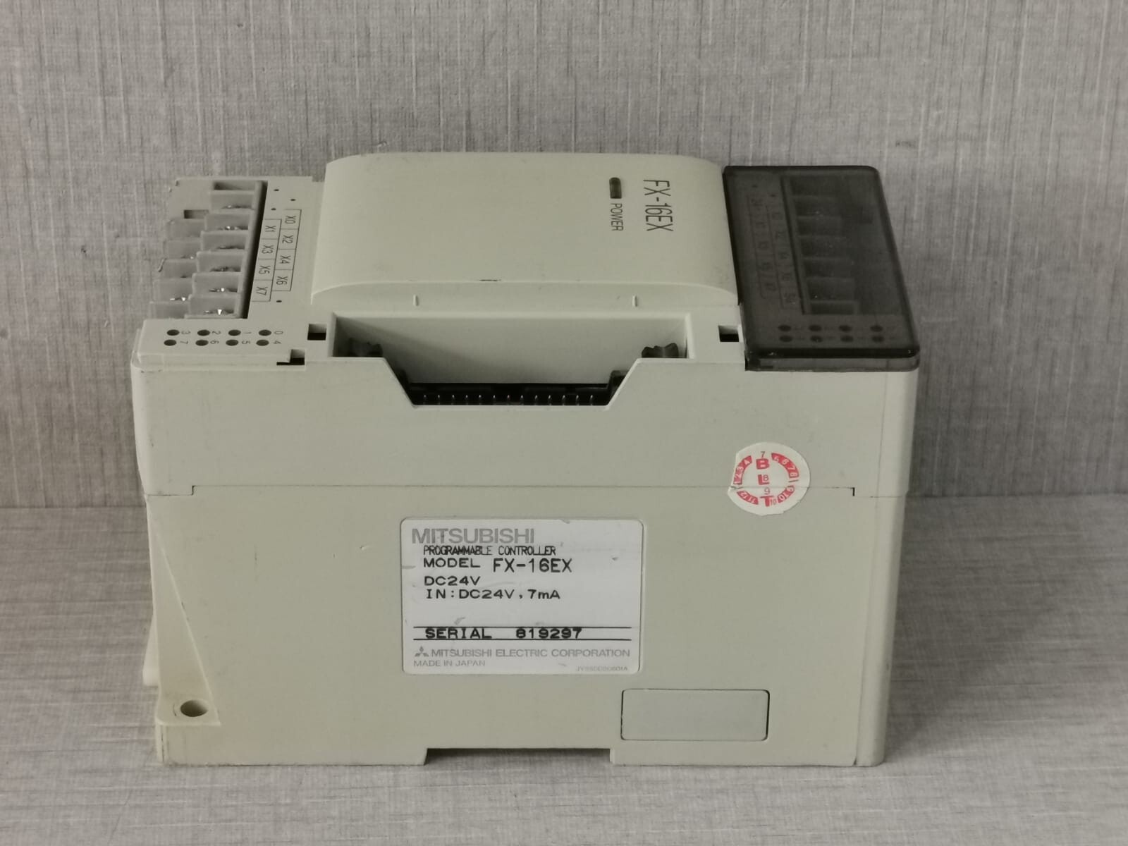 Mitsubishi Electric FX-16EX MITSUBISHI Programmable Controller Model FX-16EX / DC 24V-WITHOUT COVER 5