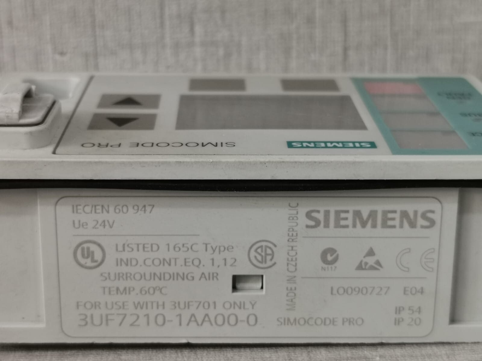 Siemens 3UF7210-1AA00-0 Siemens 3UF7210-1AA00-0 operator Panel with Display 2