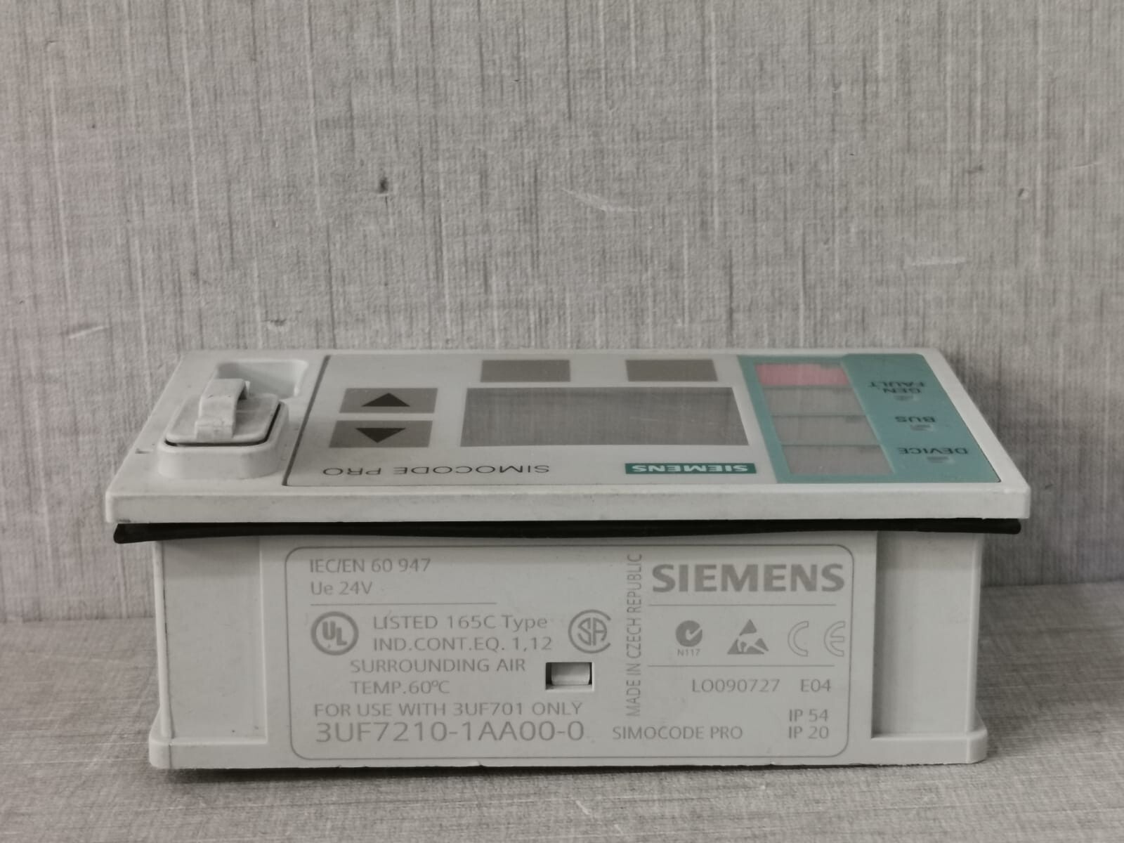 Siemens 3UF7210-1AA00-0 Siemens 3UF7210-1AA00-0 operator Panel with Display 3