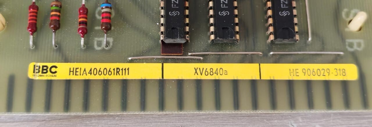 ABB HE906029-318 BBC XV6840A HEIA406061R1111 HE906029-318 PCB BOARD 8
