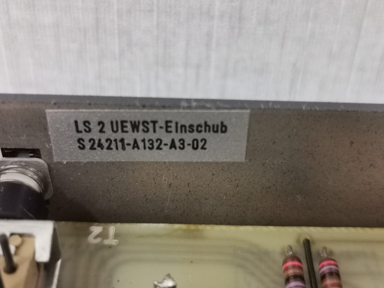 Siemens S24211-A132-A3-2 Siemens S24211-A132-A3-2 GS BCJ6/ BC/J1 LS 2 UEWST EINSCHUB CIRCUIT BOARD 9