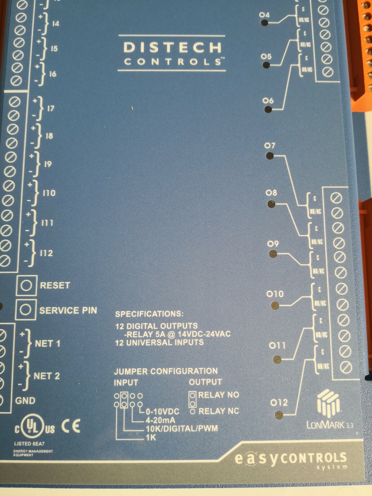 Distech Controls EC-12C DISTECH EC-12C CDIP-12CX-01 4
