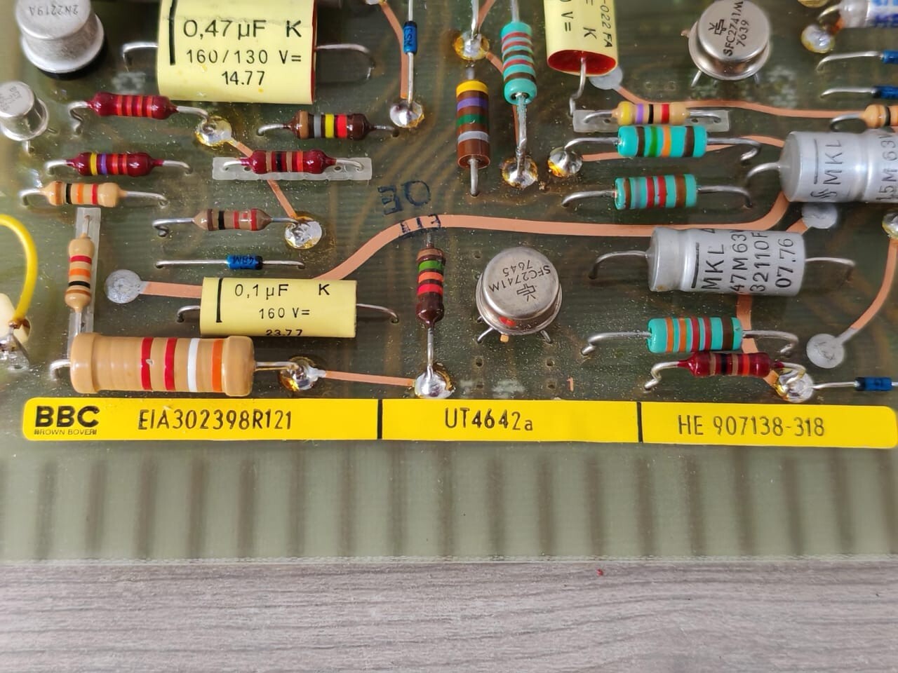 ABB HE907138-318 BBC UT4642A EIA302398R121 HE907138-318 SPEED TRANSDUCER MODULE 9