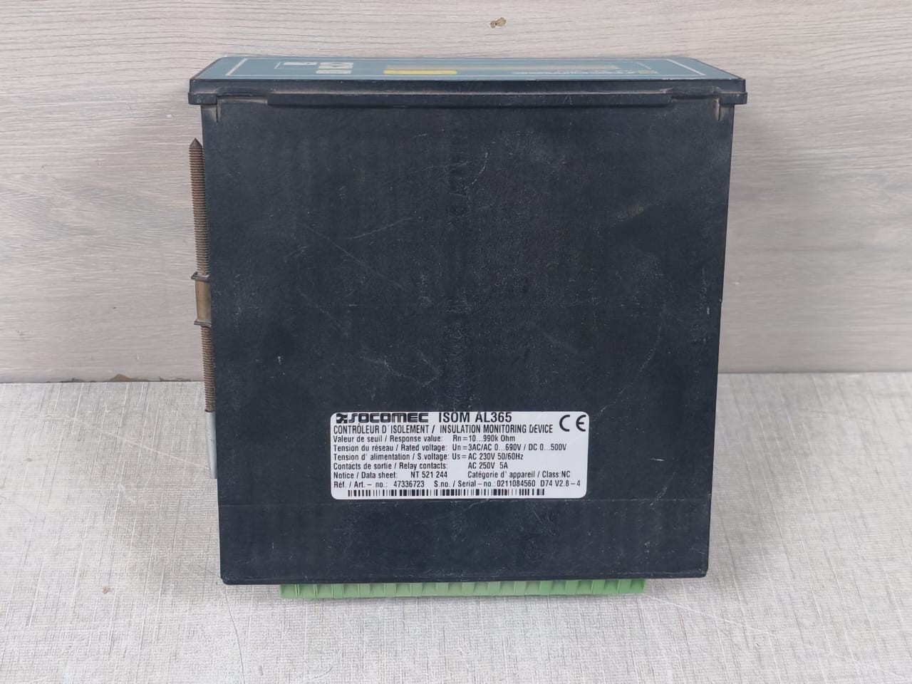 Socomec AL365 Socomec ISOM AL365 Insulation Monitoring Device 3