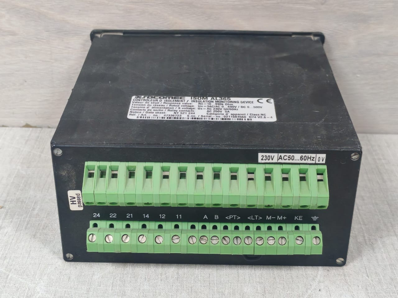 Socomec AL365 Socomec ISOM AL365 Insulation Monitoring Device 7