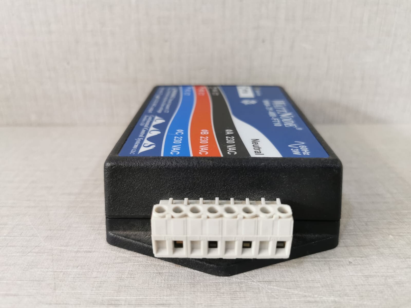 Continental FT10 CONTINENTAL CONTROL SYSTEMS WATTNODE WNA-3Y-400-FT10 WATT HOUR METER 3