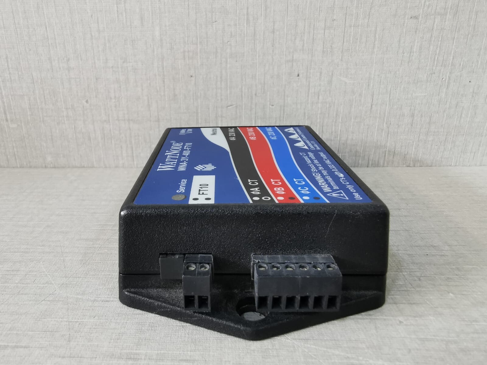 Continental FT10 CONTINENTAL CONTROL SYSTEMS WATTNODE WNA-3Y-400-FT10 WATT HOUR METER 4