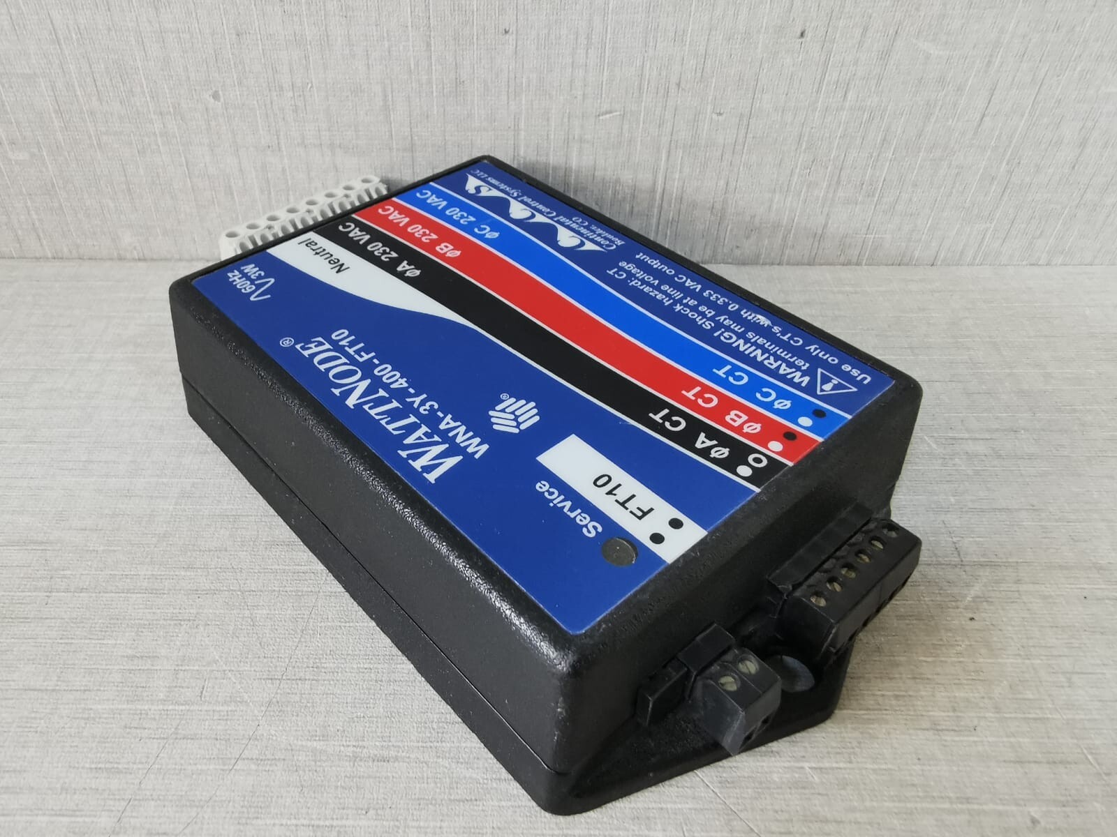 Continental FT10 CONTINENTAL CONTROL SYSTEMS WATTNODE WNA-3Y-400-FT10 WATT HOUR METER 8