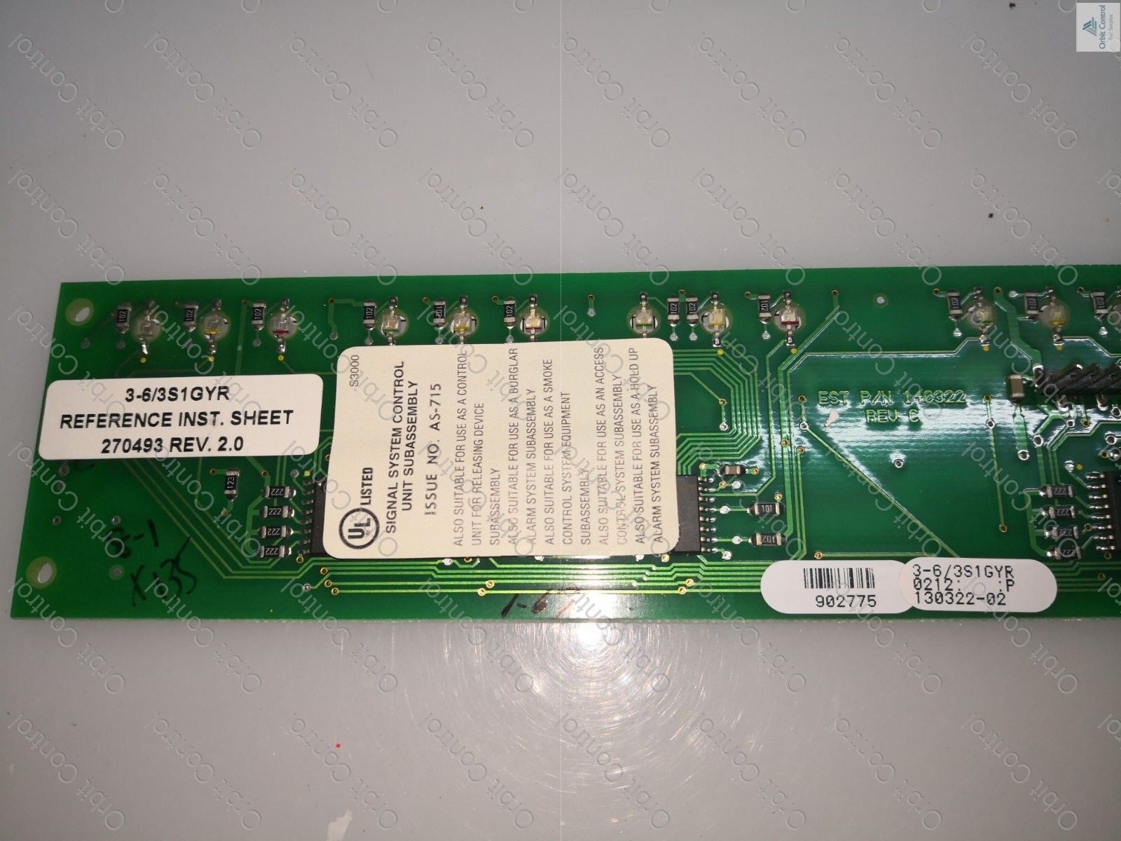 EDWARDS EST 3-6/3S1GYR Edwards EST 3-6/3S1GYR Circuit Board IN BOX 3