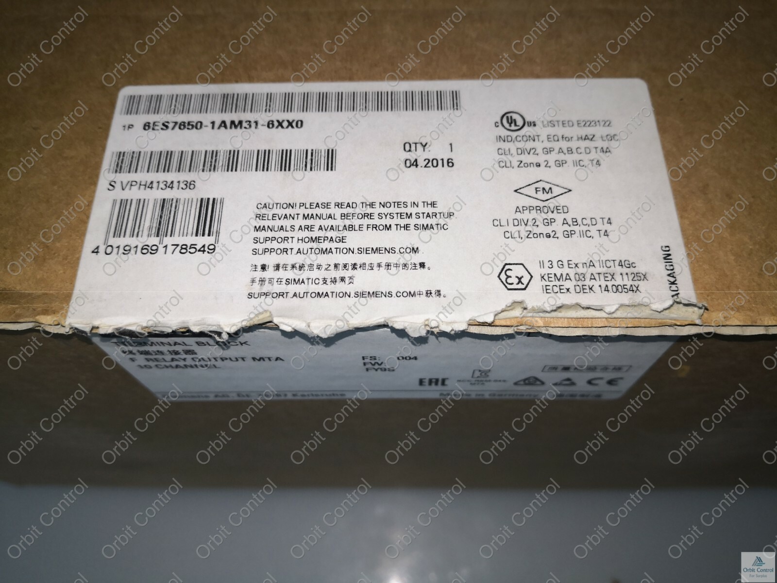 Siemens 6ES7650-1AM31-6XX0 Siemens 6ES7650-1AM31-6XX0 Interface Module 3