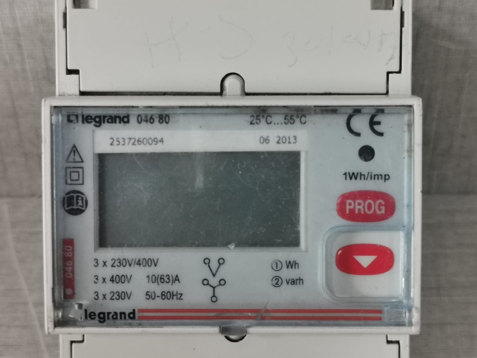 Legrand 8-DIGITS Legrand 046 80 LCD Digital Power Meter, 8-Digits, 3 Phase 2