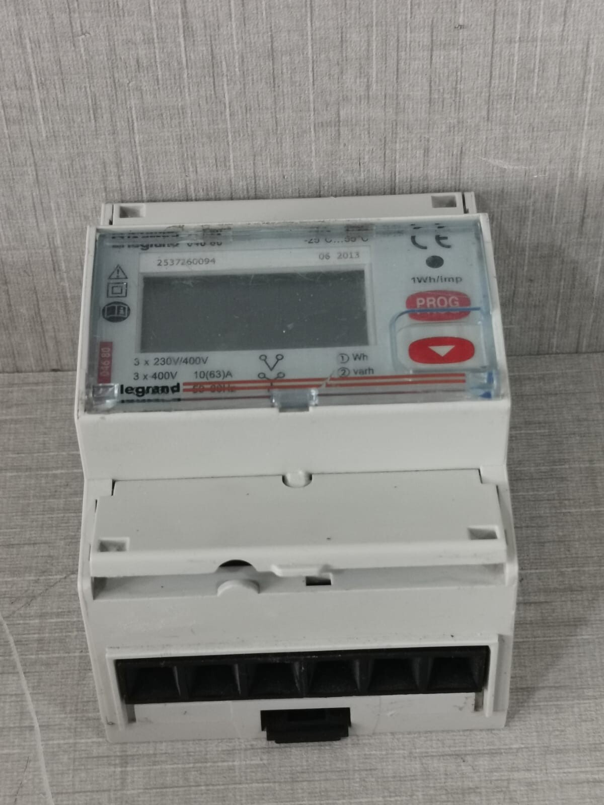 Legrand 8-DIGITS Legrand 046 80 LCD Digital Power Meter, 8-Digits, 3 Phase 6