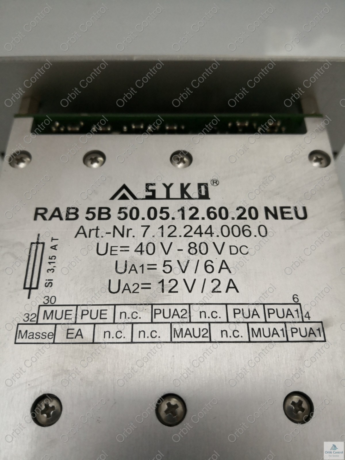 SYKO 5B.50.05.12.60.20 Syko RAB 5B.50.05.12.60.20 NEU 4